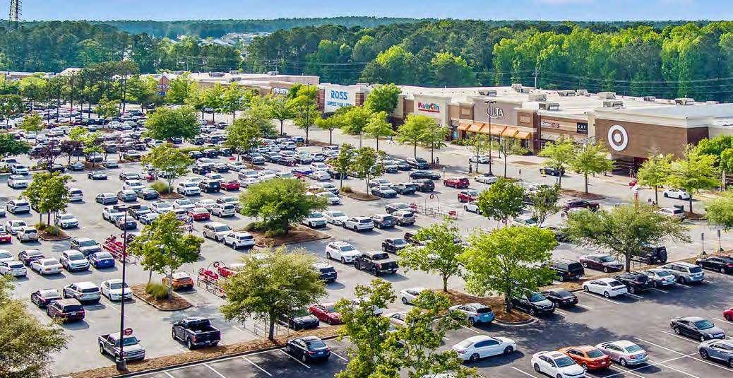 Azalea Square managed by Pine Tree In Summerville, SC, aerial view